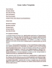 office word cover letter template